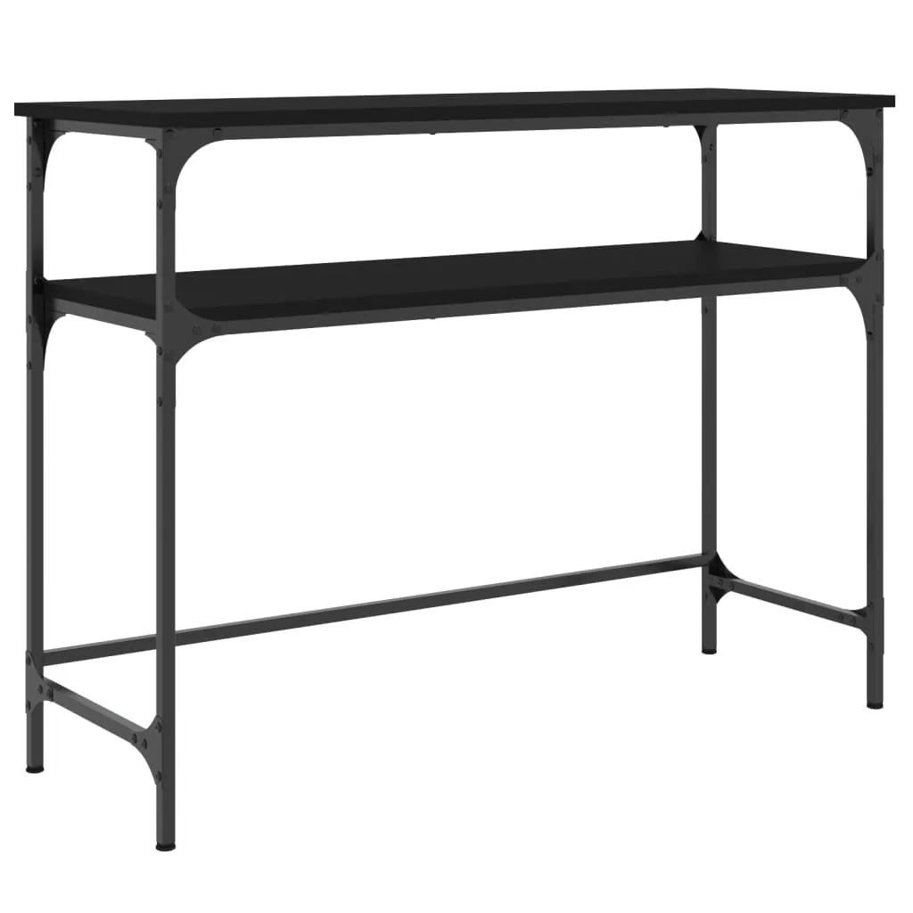 Tavolo Consolle Nero 100x35,5x75 cm - Base per Arredo Creativo