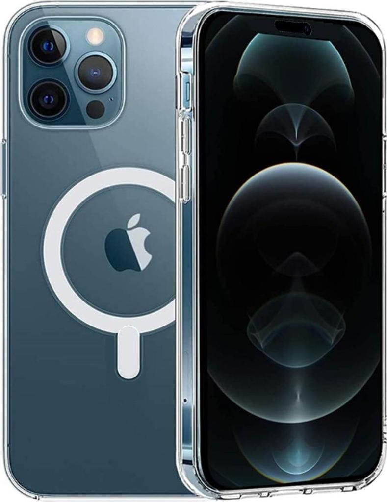 Hülle für iPhone 14 PRO MAX - Magnetische Transparent Handyhülle Kratzfest Schutzhülle Ultra Dünn Phonillico