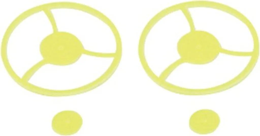 Roues Jamara Nano 20mm haute adhérence en lot de 2 pièces noires