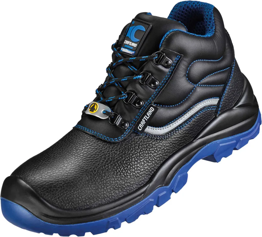 Chaussures de sécurité chantier S3 Anklam noires spécial pied large