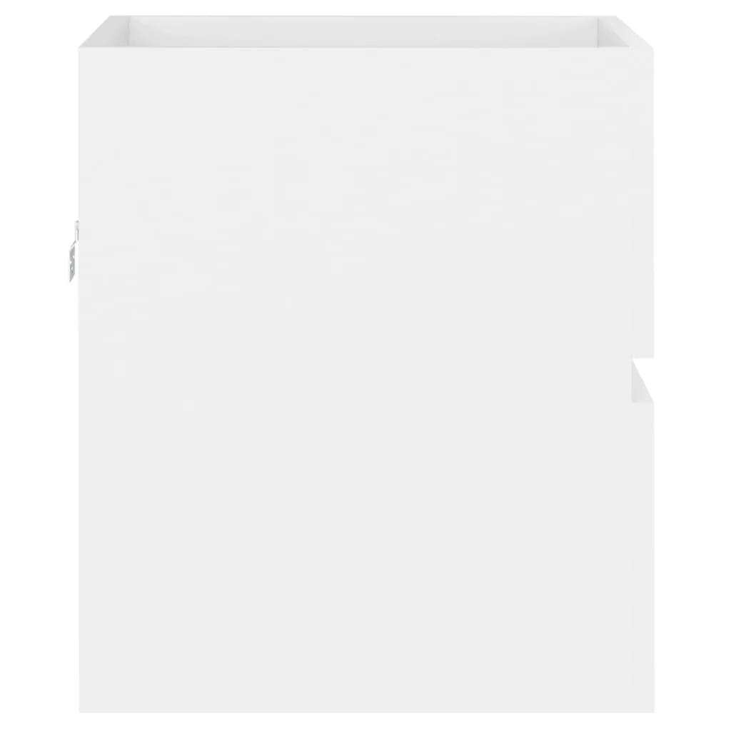 Cachez vos tuyaux de lavabo avec ce meuble compact blanc 41 cm - 6