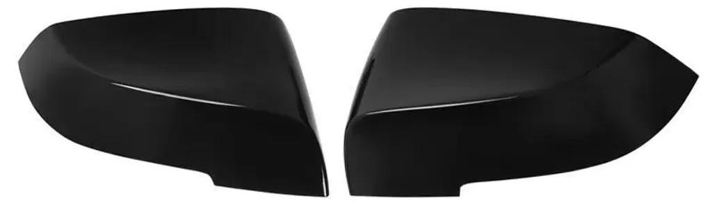 Coque de rétroviseur noir brillant en ABS pour voitures de luxe série S