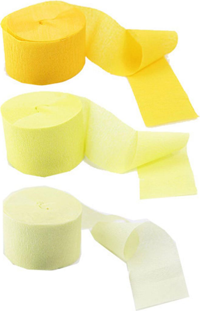 3 Roll Crepe Paper Cutter Crepe Paper Streamers Hintergrund Nachbildung für Hochzeit-L