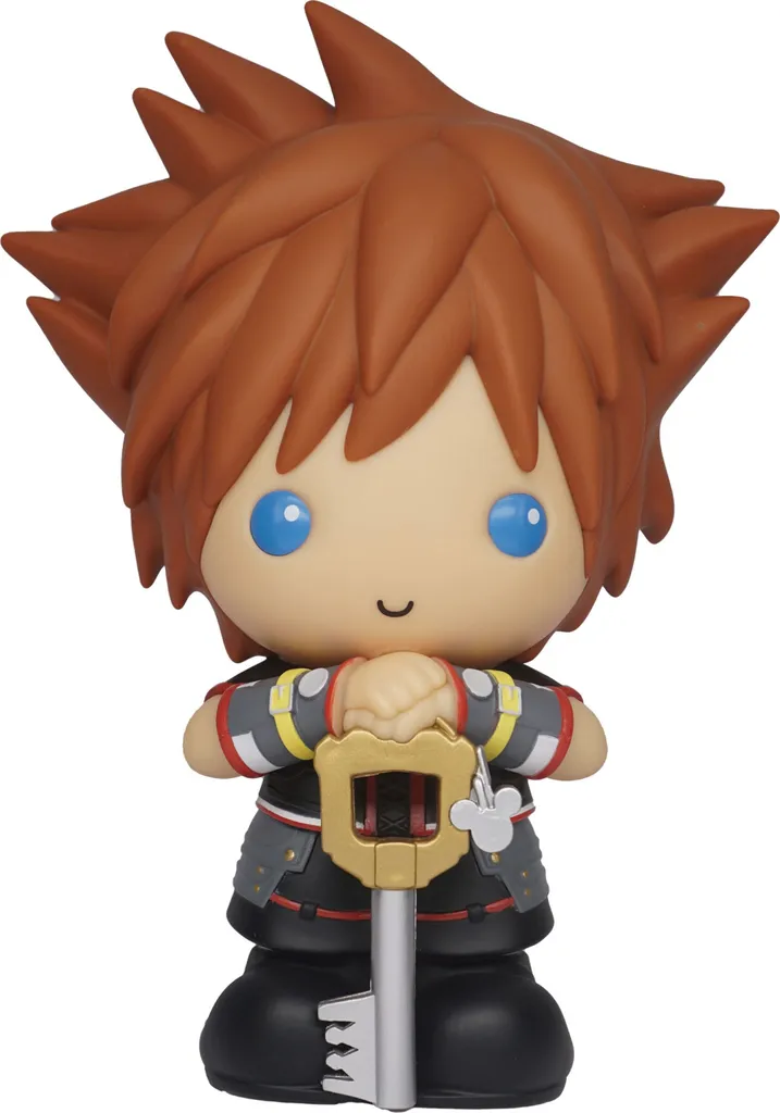 Tirelire Kingdom Hearts Sora avec Keyblade Détails Haute Finition