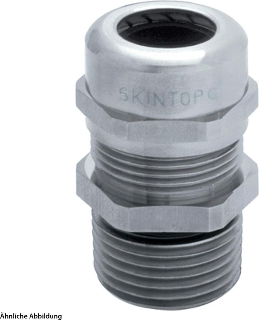 LAPP Verschraubung M20x1,5 lang Messing (CuZn) vernickelt Gewindelänge 12,0mm - 1 Stück
