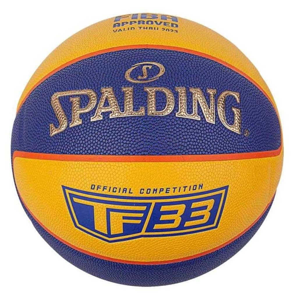 Spalding - "TF-33 Official" Basketball PP7118 (6) (Blau/Gelb)