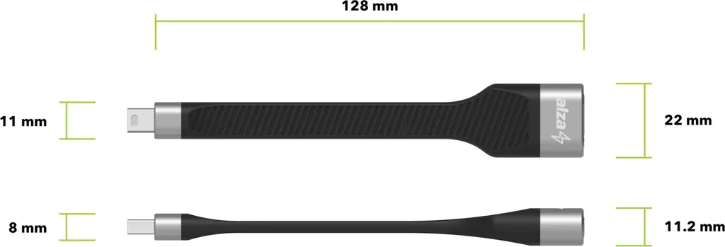Câble AlzaPower FlexCore Mini DP vers HDMI avec Support Ultra HD 4K - 2