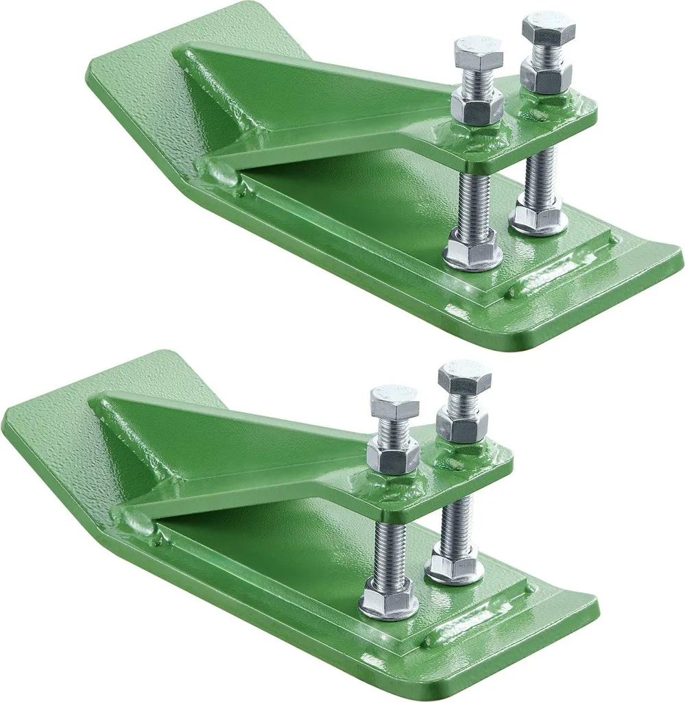 Protection de pelle antidérapante avec fixations à double écrou - Vert - 10