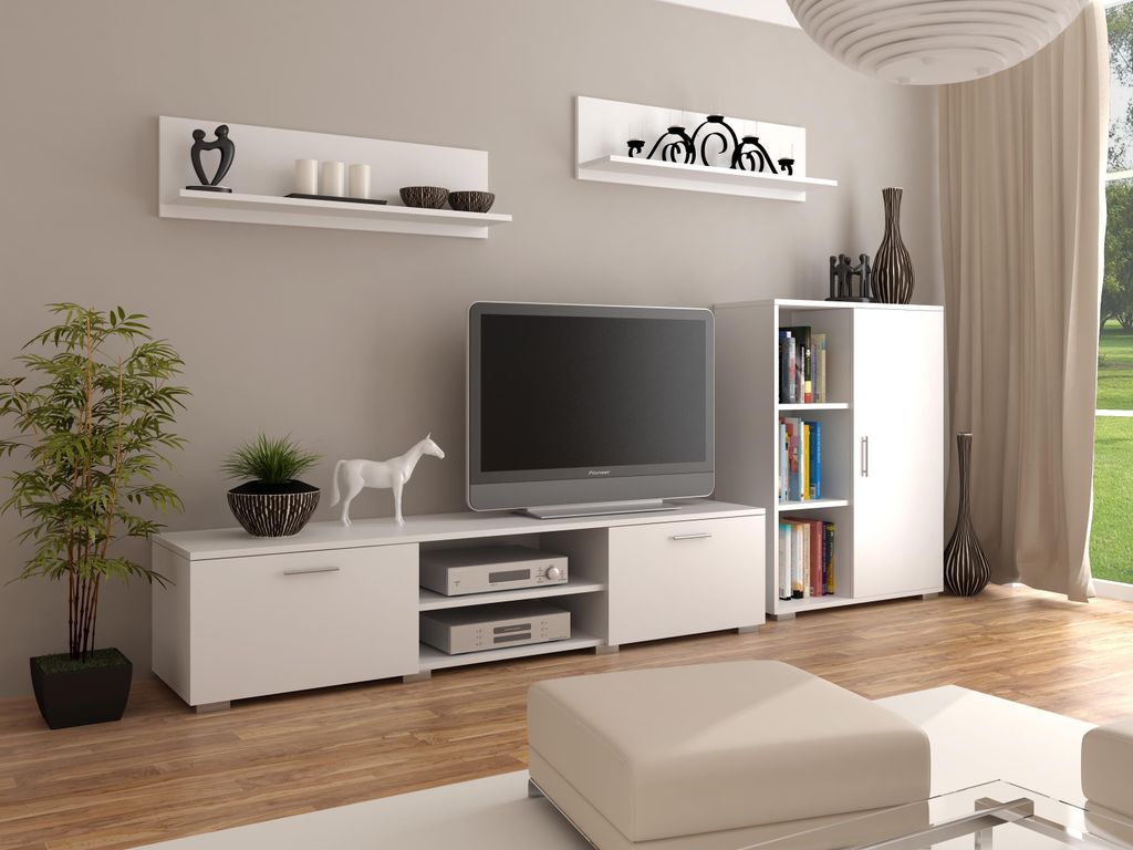 Per La Vita Wohnwand Szopen, Schrankwand Wohnzimmer Modern, Produktbild 