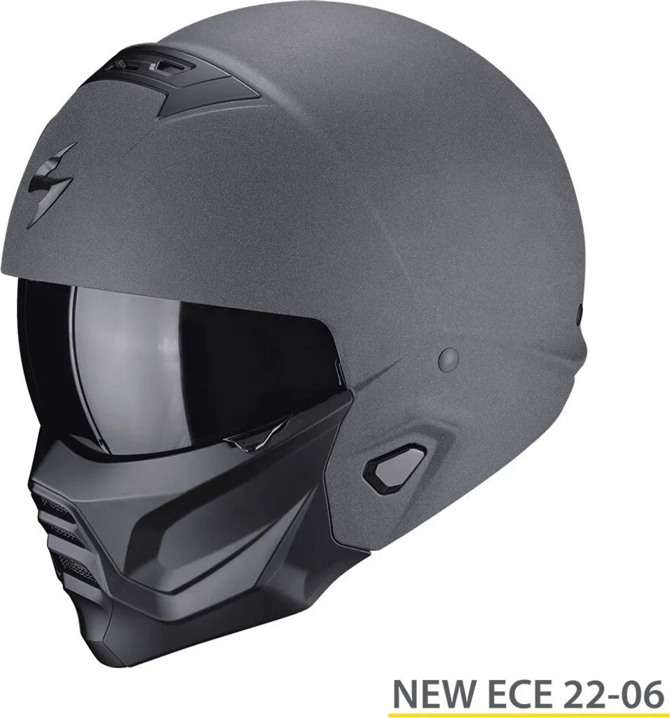 Casque de Moto Modulable Scorpion EXO-Combat Evo 2 Graphite Taille L - 4