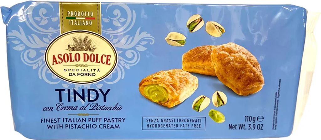 Tindy Pistacchio 110g Kekse - Asolo Dolce Produktbild 