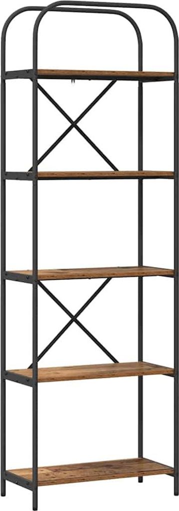 Bücherregal Altholz 60 x 30 x 183 cm Holzwerkstoff