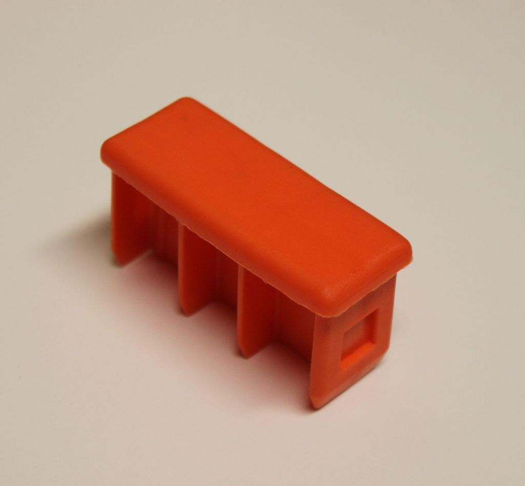 MONTO Kopfstopfen (Paar) 64x25 mm, orange, für MONTO Schiebe- und MehrzweckLeiter, 211200