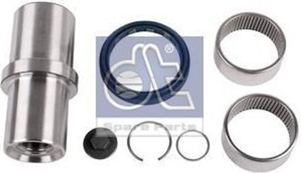DT Spare Parts Reparatursatz Achsschenkelbolzen 4.91575 Vorne passend für MERCEDES-BENZ ACTROS 2mm 126mm 27mm Aluminium 54mm 50mm