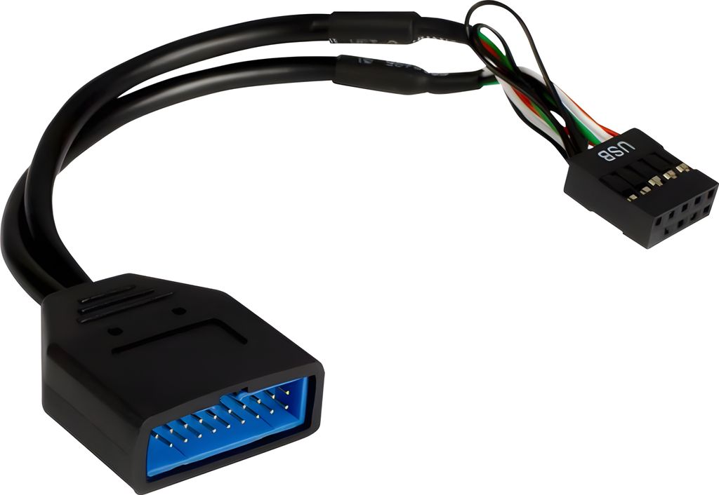 Inter-Tech Adapter USB USB 3.0 auf USB 2.0 9Pin Immagine del prodotto 