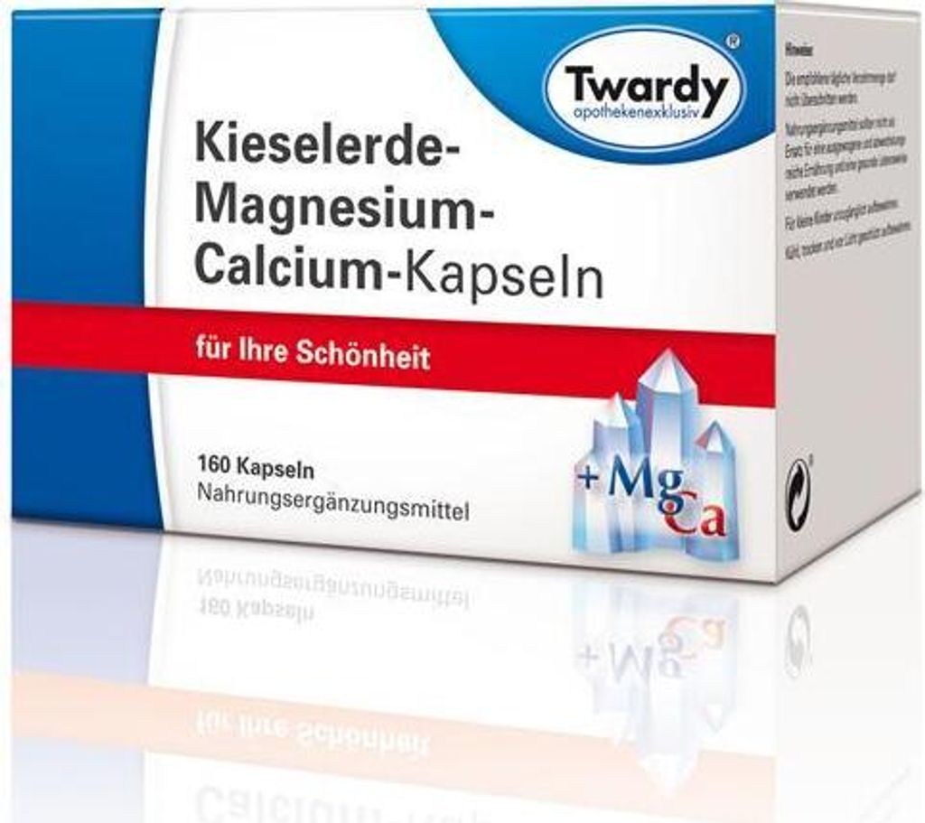 Kieselerde Magnesium Calcium Kapseln 160 St