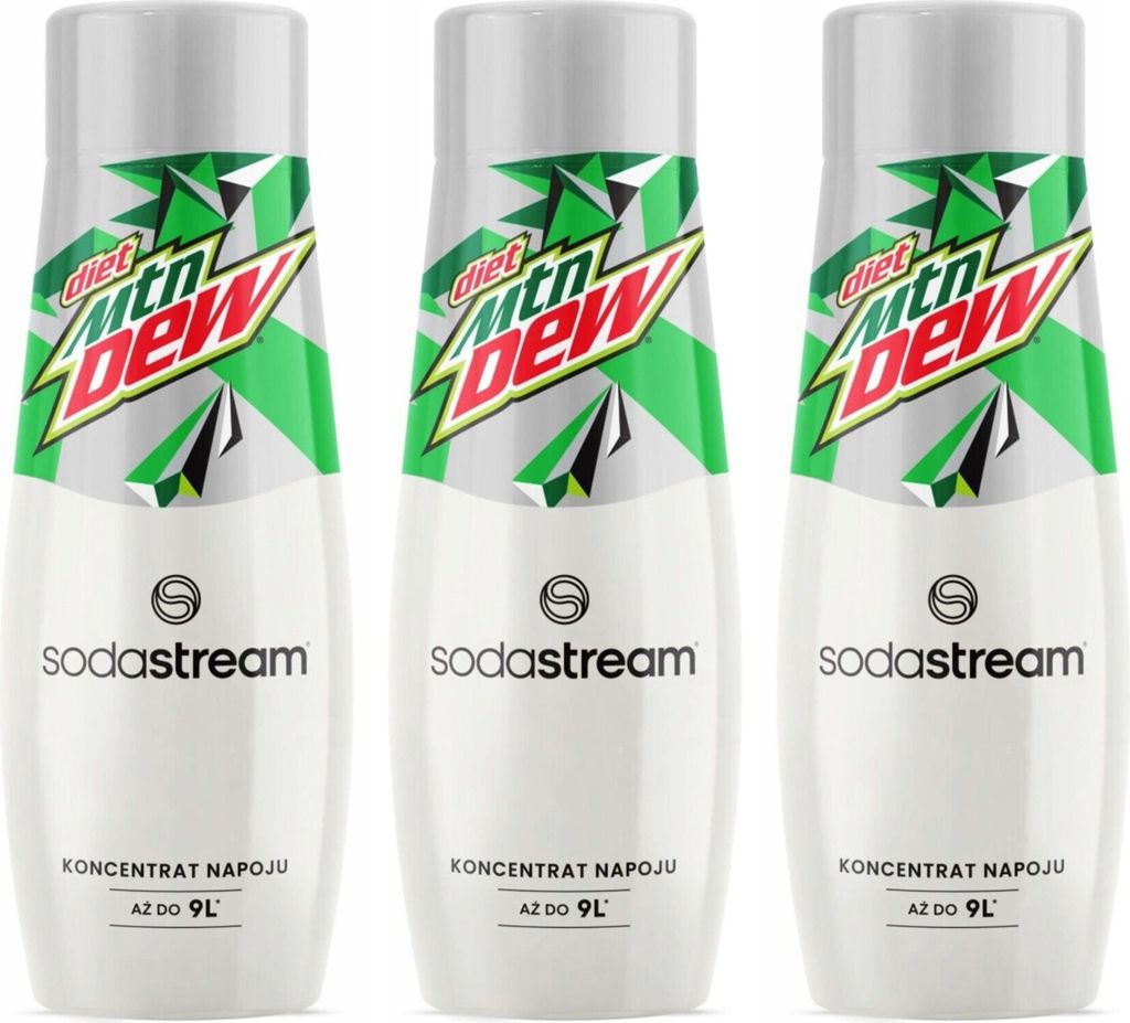 SODASTREAM Mountain Dew Diet Sirop de limonade, lot de 3 x Image du produit 