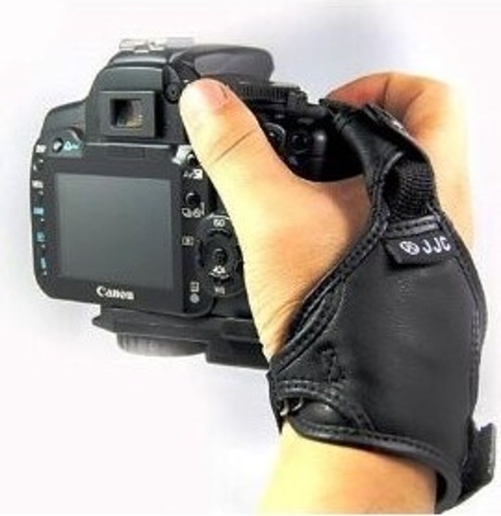 Lederhandschlaufe mit sicherem Halt dank 3 Punkte System - fuer alle SLR- und DSLR-Kameras (IF-HSN) - Canon, Nikon, Sony Alpha, Minolta, Pentax, Si...
