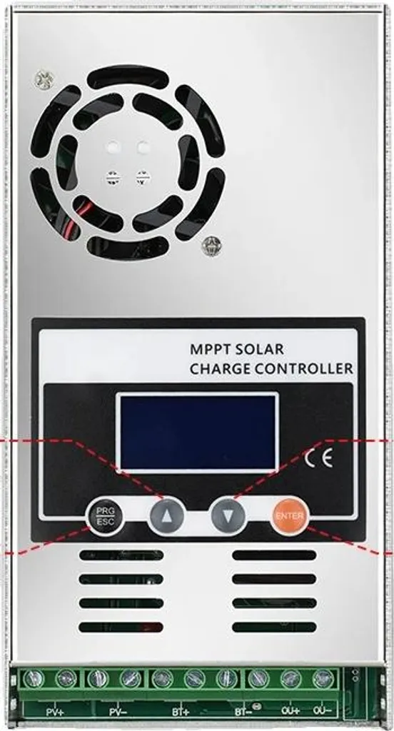 Controllore Solare MPPT 60A Professionale - LCD e Doppia USB per Batterie