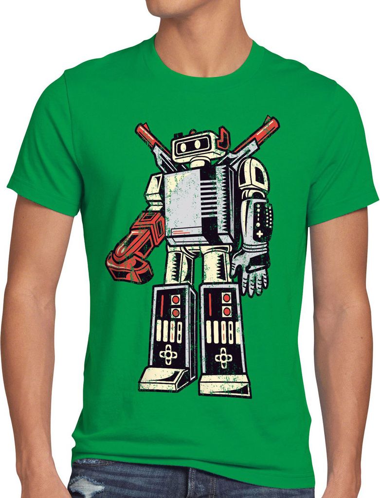 style3 Gametron T-Shirt Herren snes n64 sheldon big bang videospiel