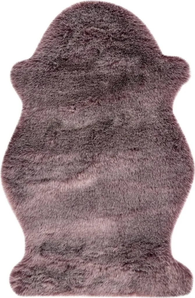 Tapis Samba 495 Mauve 55x85 cm forme fourrure ultra doux chic