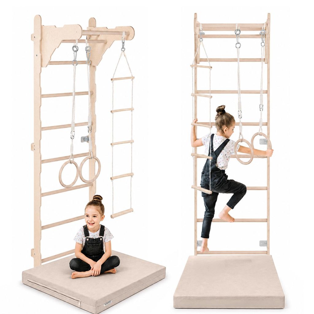 Gymnastik-Sprossenwand für Kinder (210 cm) | Wandmontierte Produktbild 