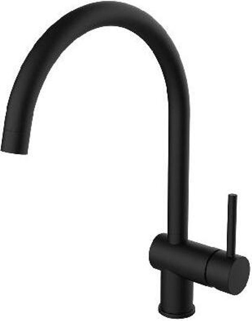 Paffoni Light - Spültischarmatur, Schwarz matt LIG280NO