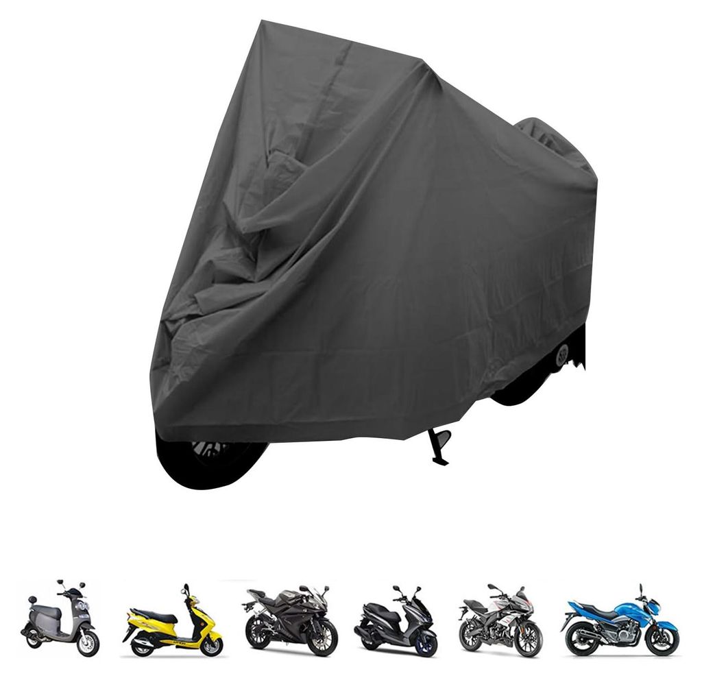 Motorradabdeckung, wasserdichte Motorradabdeckung, Motorradplane, Winterabdeckung für Motorräder, Mopeds und Roller, Rollerabdeckung 220 x 120 cm...