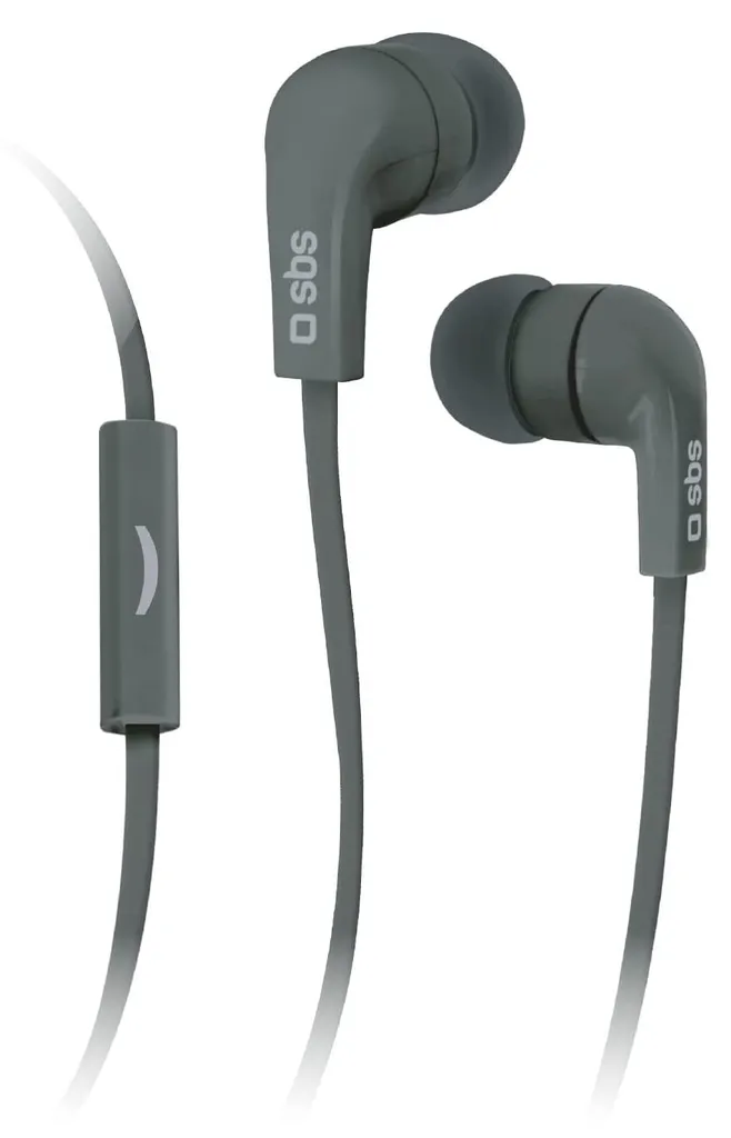 Écouteurs intra-auriculaires stéréo filaires avec câble plat anti-nœud