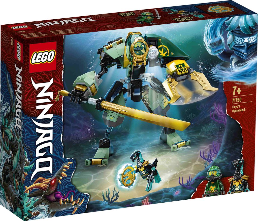 LEGO 71750 NINJAGO Lloyds Hydro-Mech, Set sous-marin, jouet Image du produit 