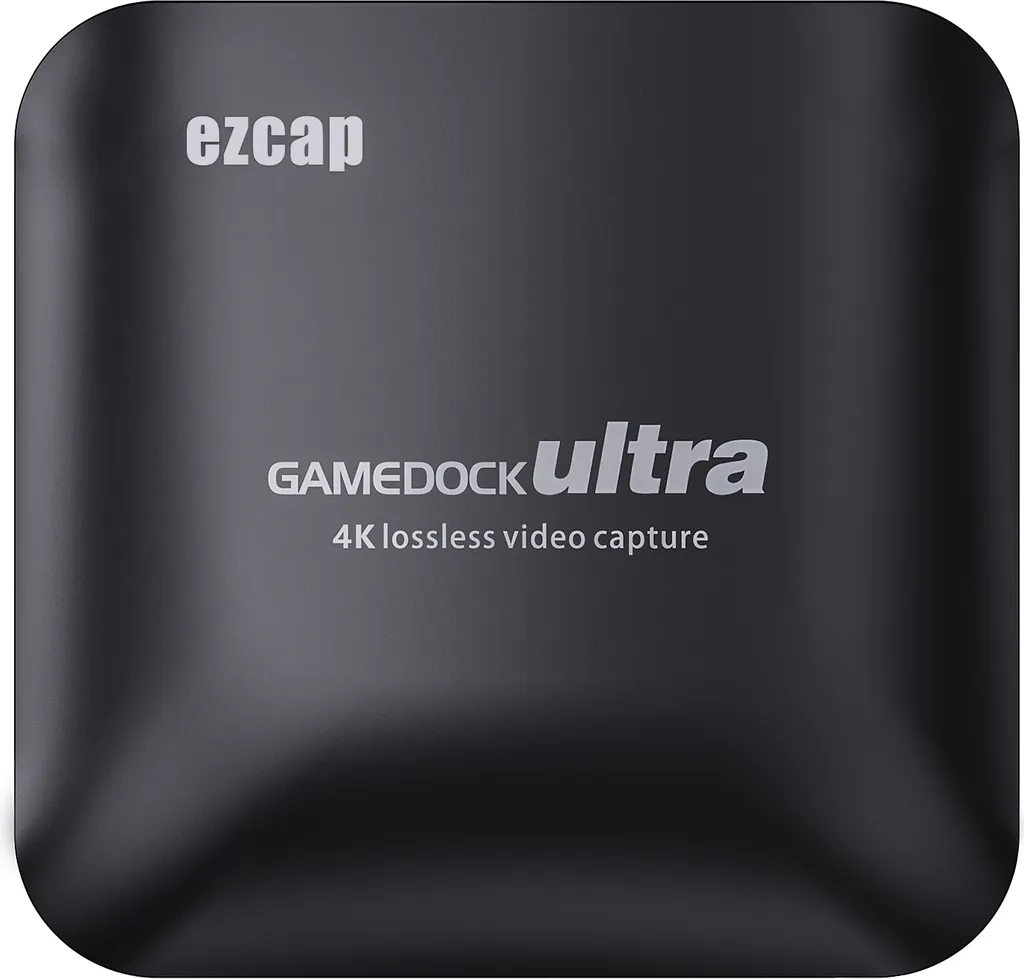 Boîtier d'acquisition HDMI 4K pour Streaming Gaming et Direct Live Noir
