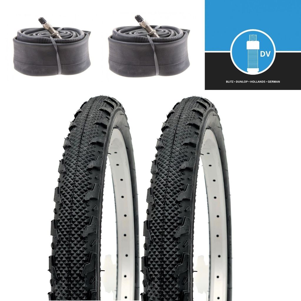 Coppia Camere D'Aria Bici 16″ X 1 3/8 – 1,75 – Valvola Dunlop 35mm – CST