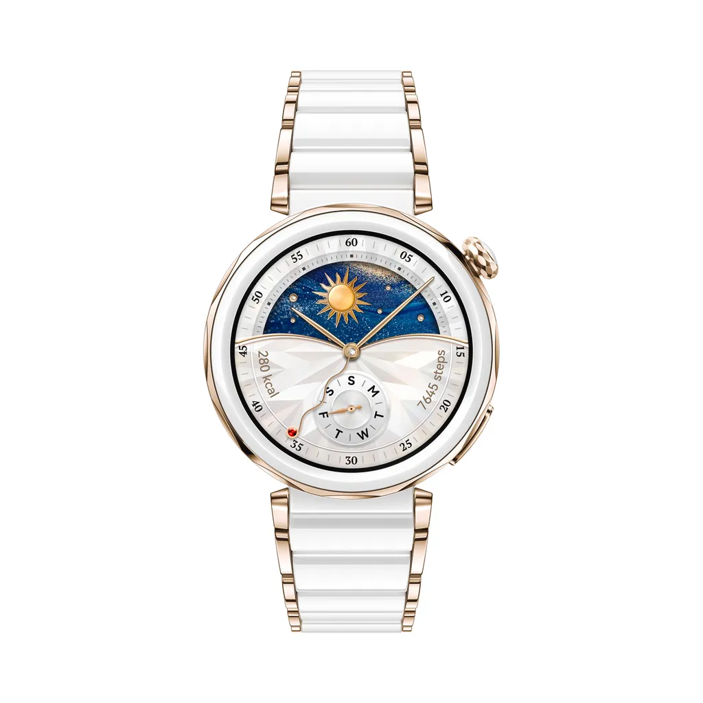 Huawei Watch GT 5 Pro 42mm en Céramique Blanche : Montre Connectée Luxe