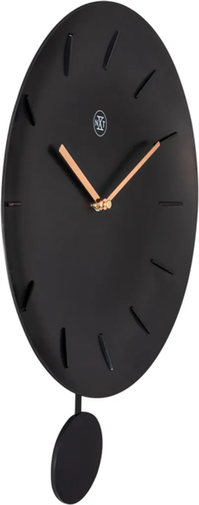 NeXtime 7350 World Tour Orologio Da Parete | 30 Cm, Nero, Movimento Silenzioso, Quadrante Con Città Del Mondo
