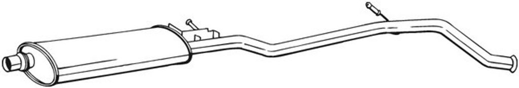 Bosal Mittelschalldämpfer 287-863