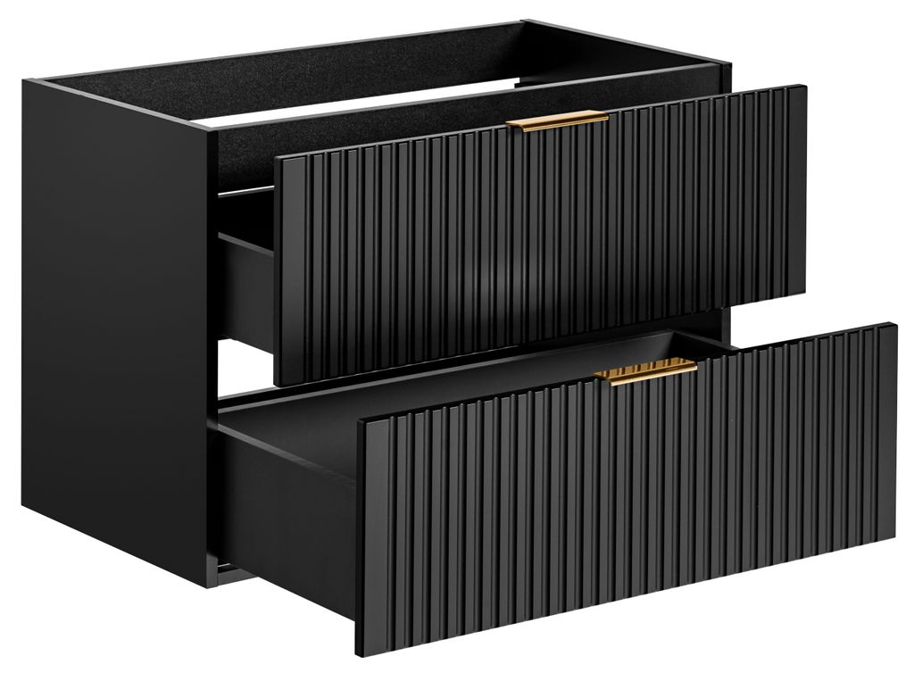Waschtischunterschrank 80cm Adriel mit 2 Schubladen, Produktbild 2