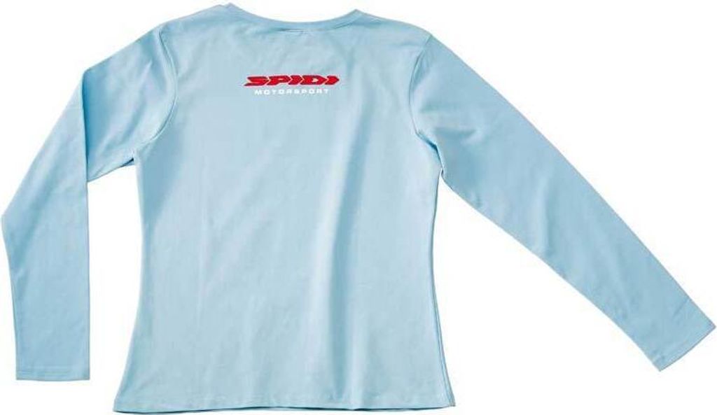 Spidi Font Long Lady T-Shirt, blau, M