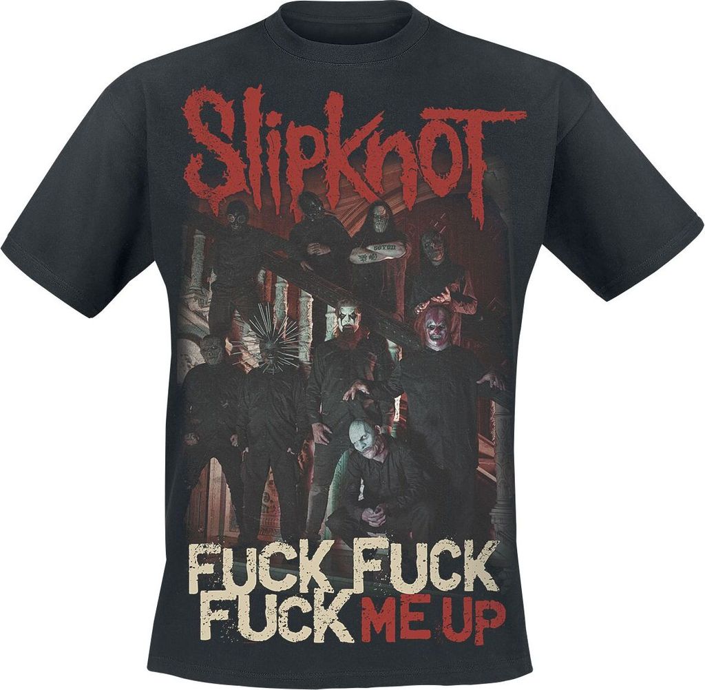 Slipknot T-Shirt Uni Fuck Me Up schwarz 5XL