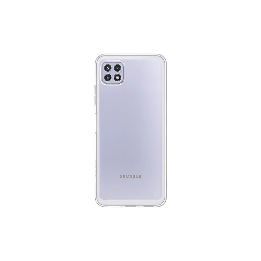Custodia Samsung Galaxy A22 5G Nera Soft Clear Cover EF-QA226 Originale