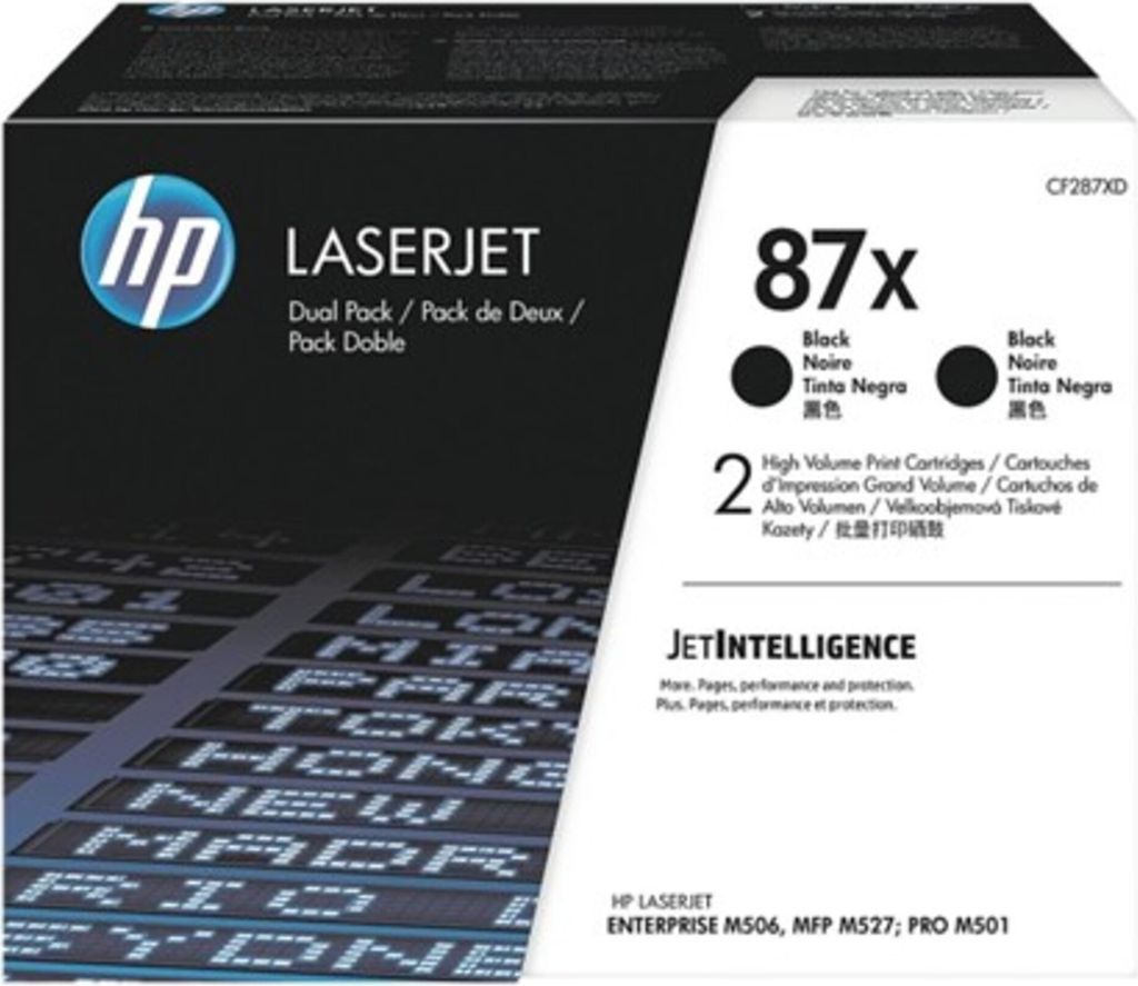 HP Dvojbalenie čiernych originálnych tonerových kaziet 87X Obrázok produktu 