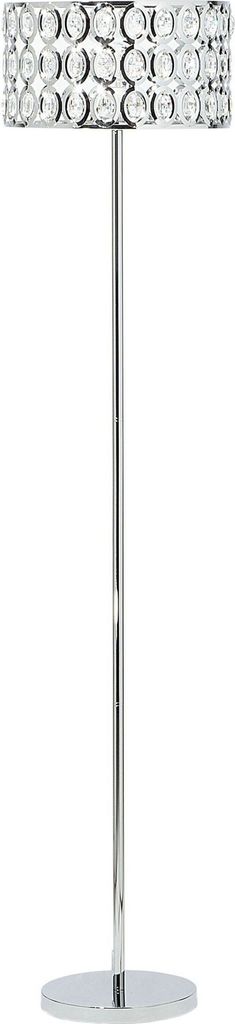 BELIANI Lampa podłogowa stojąca srebrna metalowa ozdobne Zdjęcie produktu 