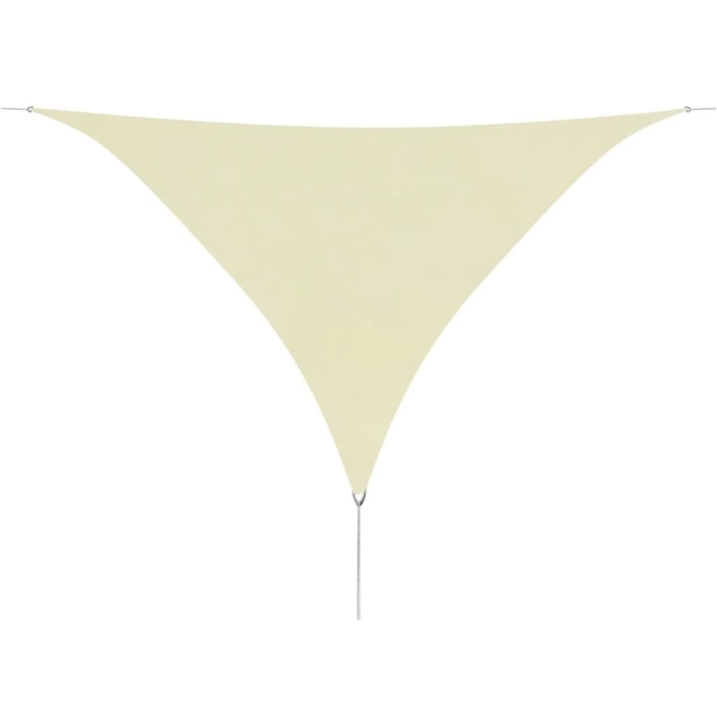 Sonnensegel Oxford-Gewebe Dreieckig 3,6x3,6x3,6 m Creme