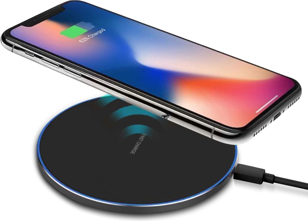 QI Wireless Ladegerat Apple iPhone 8 Plus Induktiver Lade Charger Ladestation