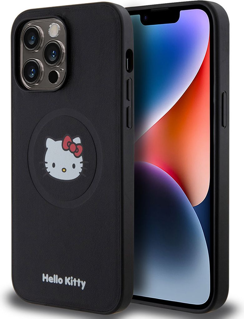 Hello Kitty iPhone 15 Pro Max Back cover case - Kitty Head Produktbild 