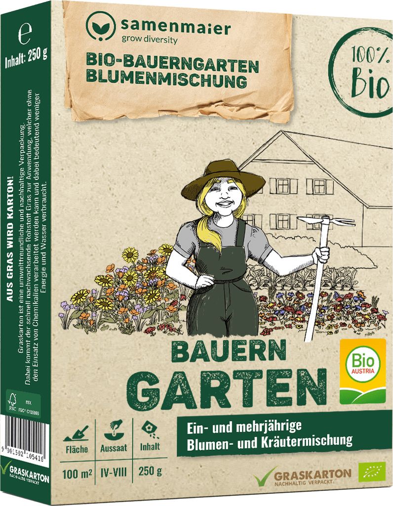 Austria Bauerngarten Blumenmischung (250 g) |  Samen-Sets Produktbild 