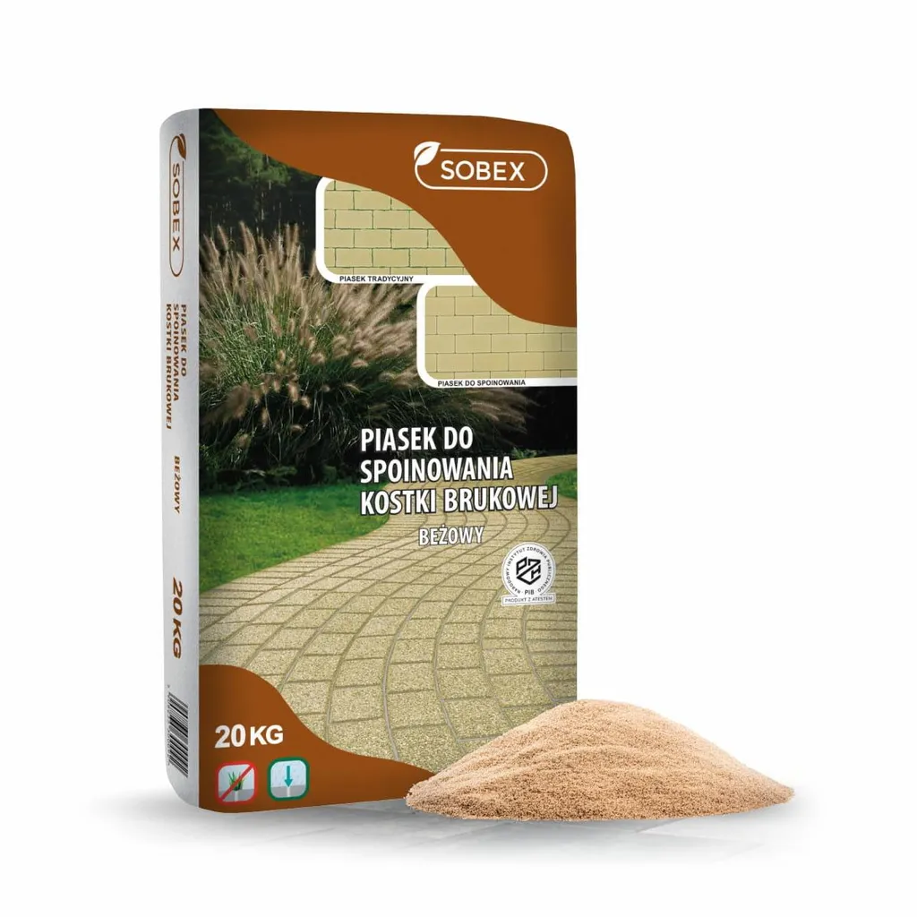 Sable de jointoiement 0-2 mm beige 20 kg pour fixer pavés granit