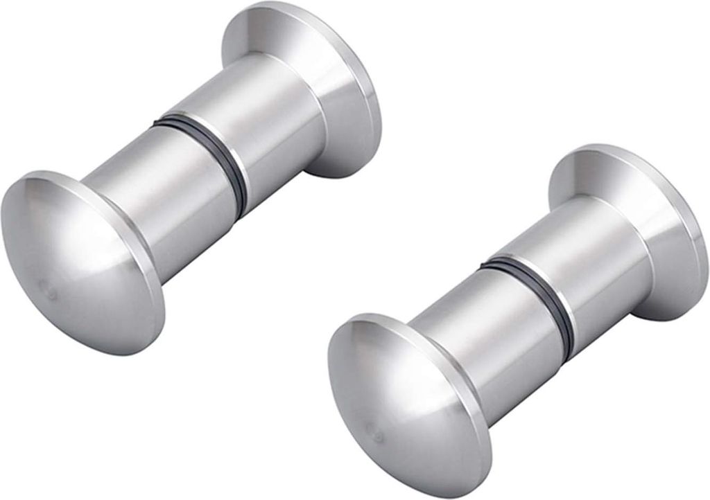 2 Stück doppelte Knopf Badezimmer Tür | Glastürknopf Dusche Produktbild 