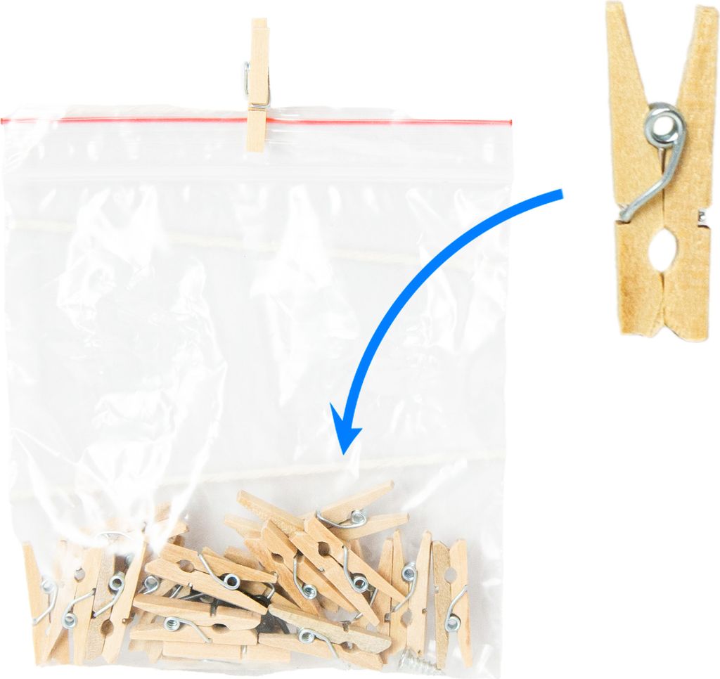 Fotovorhang Mit 30 Holzklammern - Kreative Bilderwand Für Fotos & Postkarten