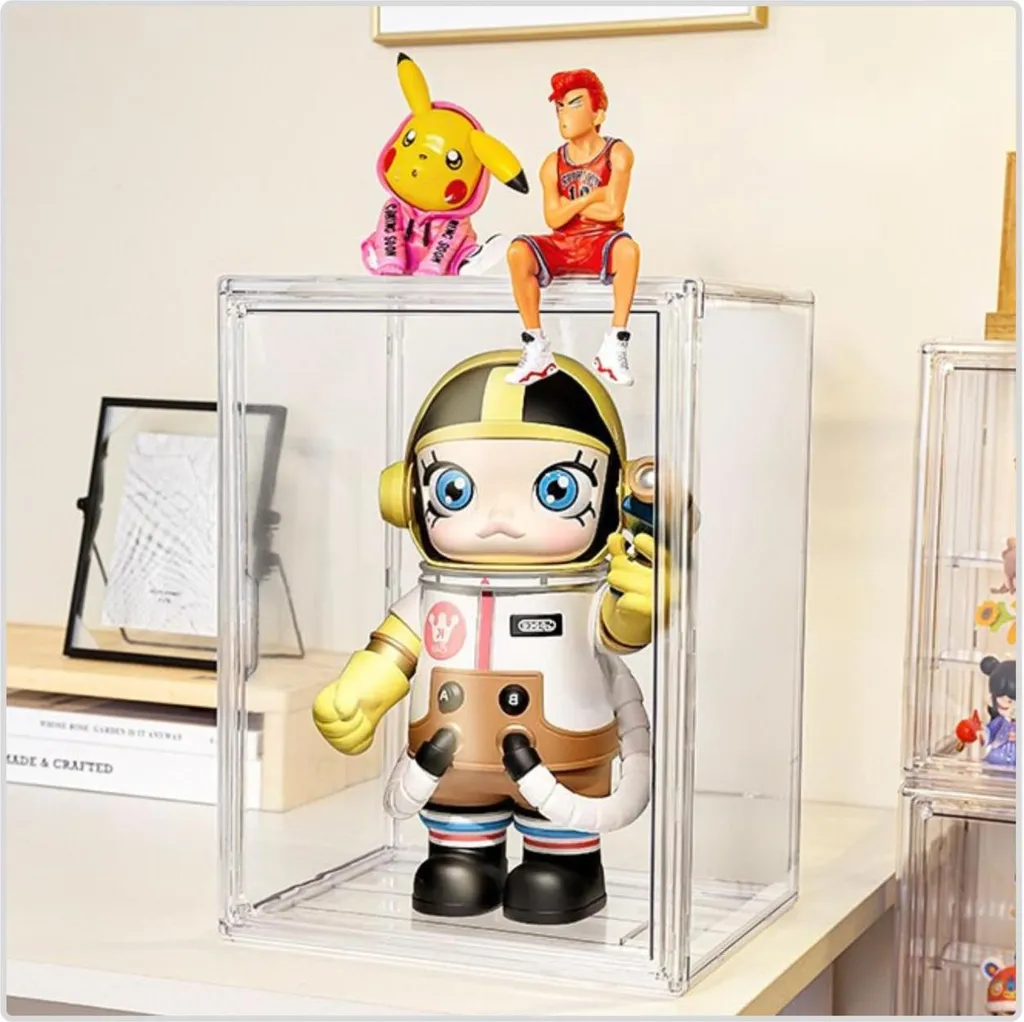 Vitrine d'Exposition Transparente pour Figurines et Objets de Collection - 6