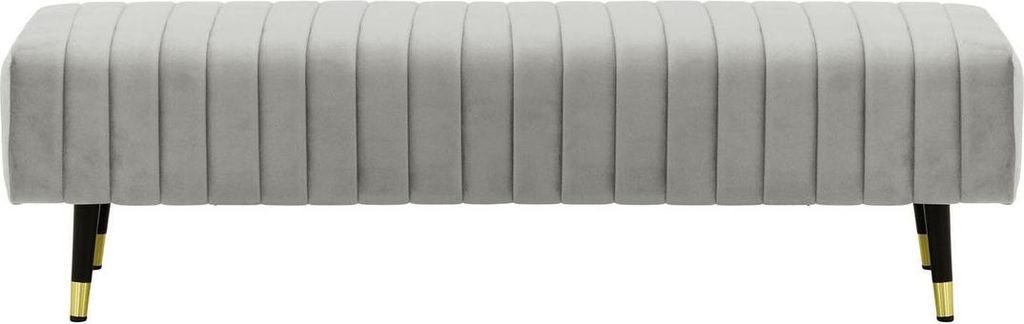 Polsterhocker mit Ziernähten Slender-Velluto 15